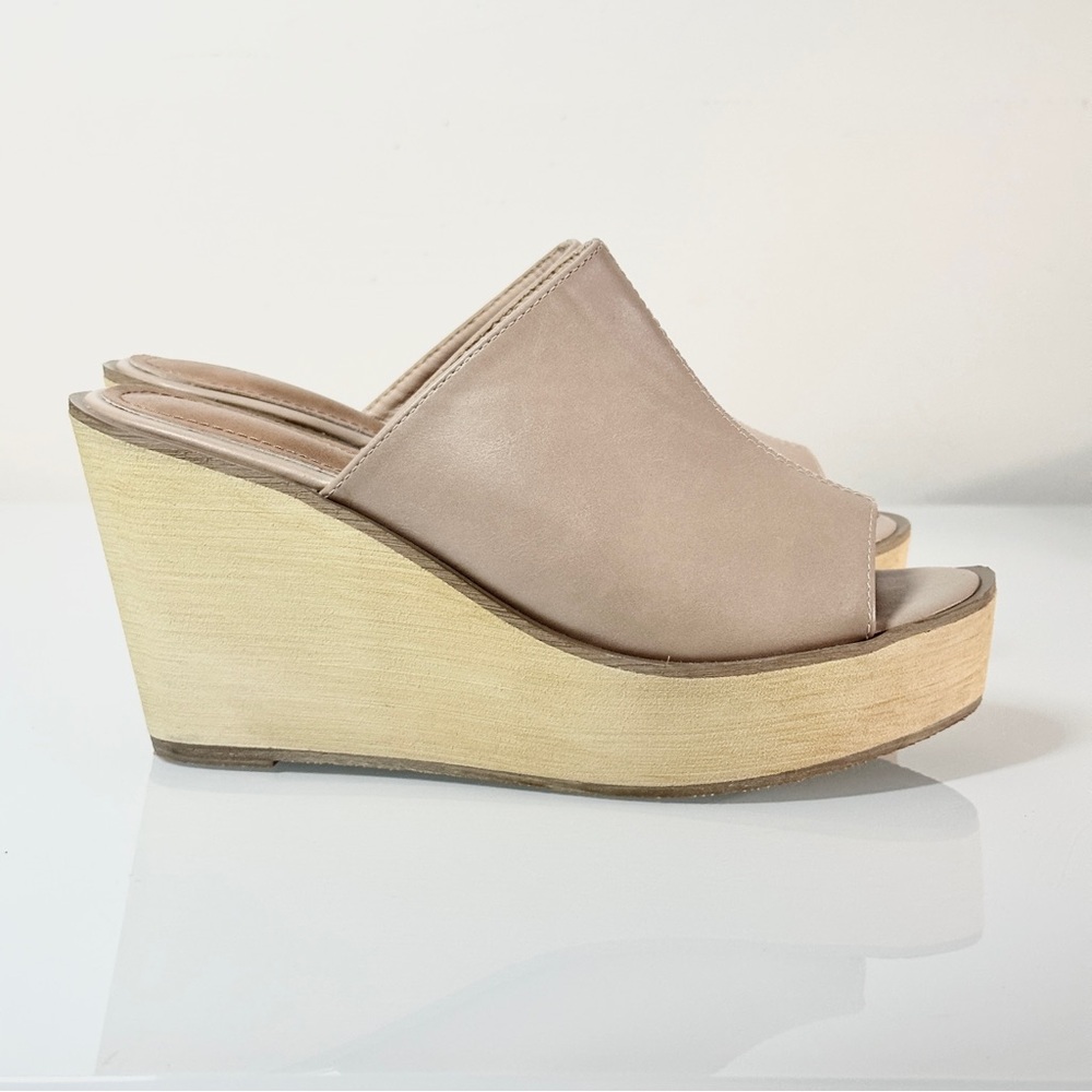 Pierre Dumas Tan Wedges